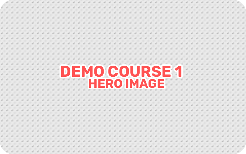 Demo Course 1
